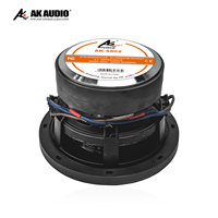 Caisson de basses à panier en aluminium AK-S802 de 8 pouces avec design ventilé Caisson de basses de 500W RMS double 4 ohms