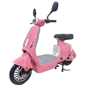 Scooter électrique rapide de 14 pouces, 3 vitesses, 500W, vélo électrique deux places pour femmes avec moteur de 48V 350W, pneus larges de 14 pouces, vélo électrique - Product Image 3