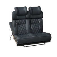 Siège de voiture de luxe personnalisé en cuir pour camping-car, MPV, SUV, Vito, Sprinter, fourgon VIP, avec lit convertible 3 positions
