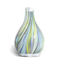 Diffuseur d'arômes ultrasonique en verre LED électrique élégant avec humidistat, humidificateur portable contrôlé par application pour la maison et le bureau