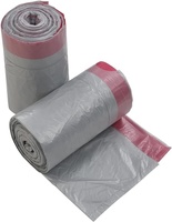 Vente en gros de sacs à ordures en plastique réutilisables HDPE LDPE MDPE avec logo personnalisé Capacité de taille durable pour la maison par l'usine chinoise