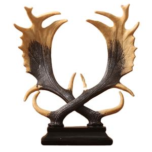 قرون الغزلان الزخرفية المصنوعة يدويًا من الراتنج للبيع بالجملة لديكور المنزل - Product Image 5