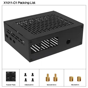 X1011-C1 เคสโลหะสำหรับราสเบอร์รี่พาย 5 และบอร์ด X1011 - Product Image 6