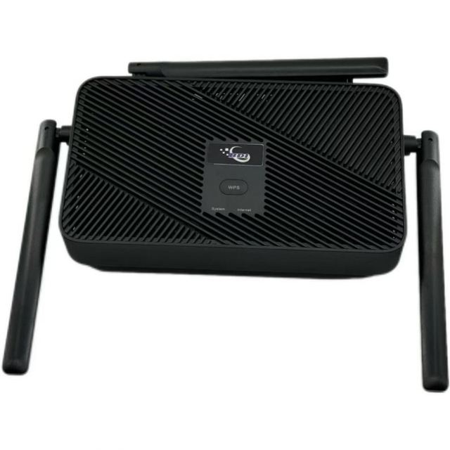 Xm High Quality CR6609 WiFi6 ONU Router Dual Band SOF AX1800 +2.4G/5G DC 12V for FTTH English Model BLACK 1 Year Warranty