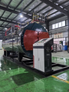 Caldera de Vapor de Tubos de Fuego de Triple Paso con Fondo Húmedo, de Grado Industrial, WNS 1-30 Toneladas, para Gas Natural, Petróleo Pesado y GLP, para Plantas de Cemento, Vidrio y Acero - Product Image 6