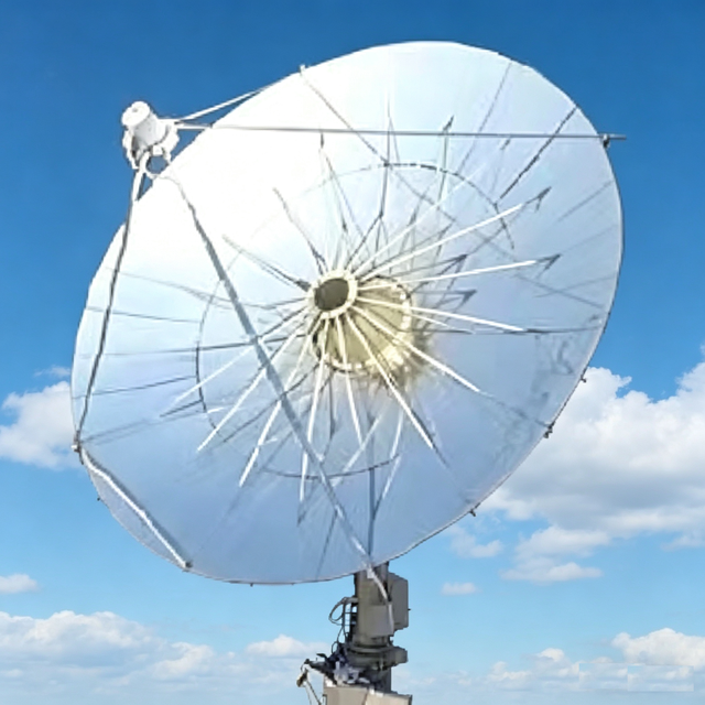 Innovative High Efficiency Parabolic Dish Concentrating and Tracking System with Aluminium Pipe (25KW) Made in China