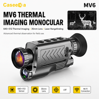 Caméra thermique monoculaire MV6 640x512 avec télémètre laser, WiFi, IP66, enregistrement photo et vidéo pour la chasse