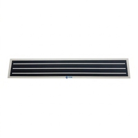Diffuseur linéaire carré intelligent Bluetooth haut de gamme personnalisé, moderne, à commande vocale et télécommande, en plastique ABS, à montage au plafond, garantie 2 ans