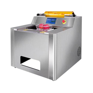 Semi-automatic Vegetable Food Roll Stretch Cling Film Wrapper <strong>Wrapping</strong> Packaging Wrap <strong>Machine</strong> - Product Image 3