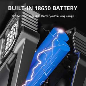 Directo de fábrica, linternas LED de alto brillo, Cob táctico LED, energía Solar incorporada, USB, recargable, lámparas de antorcha de mano, banco - Product Image 5