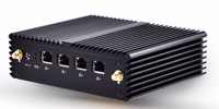 Mini-ordinateur industriel embarqué sans ventilateur Intel J1900 Quad Core 2.0GHz, boîtier en alliage d'aluminium de haute qualité, Windows/Linux