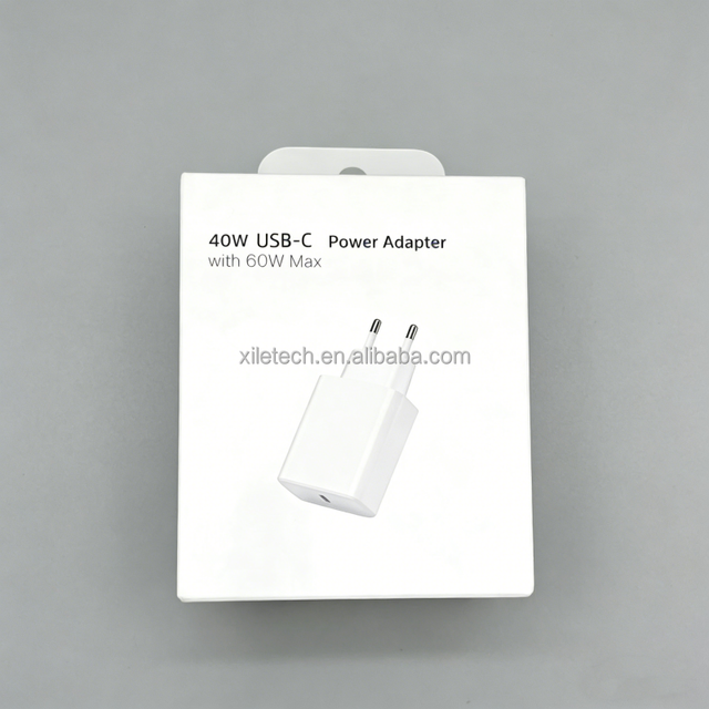 Factory Price Phone Charger 40W Type C Power Adapter US UK Plug Max 60W PD Fast Charging USB C Charger for iPhone 17 Pro 16 15