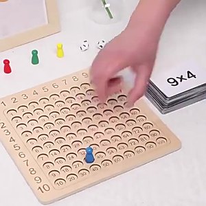 Bằng Gỗ Giáo Dục Bàn Trò Chơi Cho Trẻ Em Nhân Kỹ Năng Số Nhận Thức Phát Triển Giáo Dục Sớm Đồ Chơi Bộ - Product Image 5