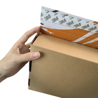 Maßgefertigte Kraft-Versandbox mit Klappdeckel und Glatter Oberfläche für Kosmetik- und Einzelhandelsversand