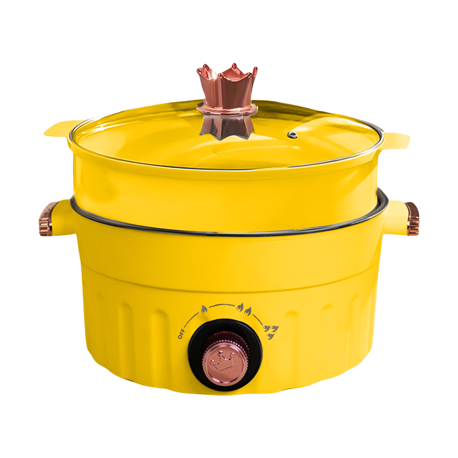 Yellow-20-28CM-PP Steamer