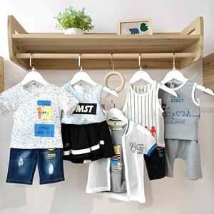 도매 아동복 여름 믹스 폴리에스터/면 세트 의류 2~12세 여아 남아 랜덤 믹스 유아복 - Product Image 4