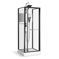 Cabine de douche intelligente avec jets de massage et fonction bain à remous pour maison de luxe