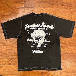 Haute qualité personnaliser impression 100% coton lourd t-shirt Street Wear unisexe Boxy Fit T-shirts - Product Image 4