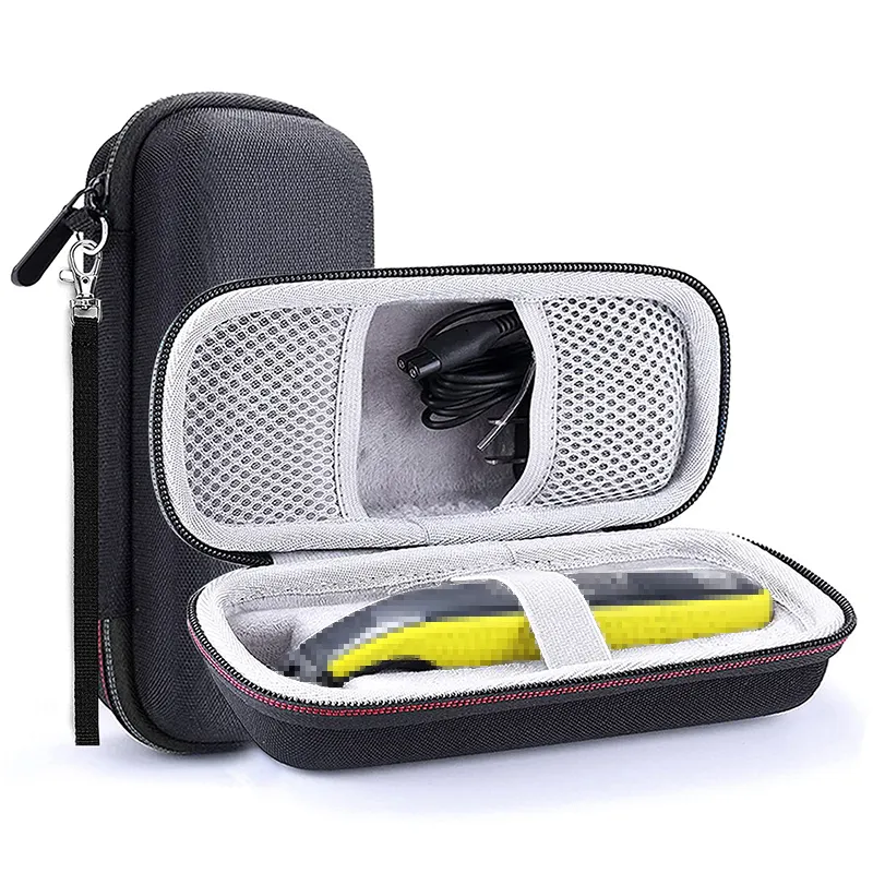 Bolsa de almacenamiento de maquinilla de afeitar personalizada WW56 para bolsas de aseo portátiles de viaje, organizador de cables impermeable, bolsas pequeñas multifunción de EVA con cremallera