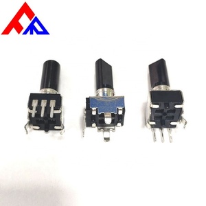 Fabricante Profesional Personaliza Potenciómetro Rotatorio Lineal de 3 Pines de Película de Carbono de 10 mm, 100K 20% - Product Image 2