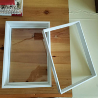 Nouveau cadre d'encadrement A4 8x10 détachable avec plexiglas HD ou verre véritable, cadre intérieur amovible, modèle 2026, vente chaude