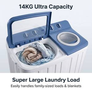 <span class=keywords><strong>Lavadora</strong></span> semiautomática de doble tina de 14 kg con centrifugadora, <span class=keywords><strong>lavadora</strong></span> de alta capacidad para uso doméstico, duradera y de bajo consumo. - Product Image 3