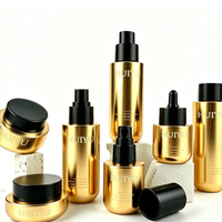 Pot de crème pour soins de la peau, flacon compte-gouttes en verre pour lotion et sérum, emballage personnalisé violet, argenté, doré, 30g, 50g, 30ml, 45ml, 100ml, 120ml, 150ml
