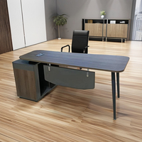 Poste de travail modulaire ouvert design moderne Table d'ordinateur extensible en contreplaqué Mobilier de bureau pour le personnel Panneau industriel commercial