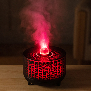 Mới 3D Ngọn lửa hương liệu khuếch tán siêu âm 7 màu sắc dẫn đèn lửa ngọn lửa hạt tinh dầu khuếch tán với từ xa - Product Image 1