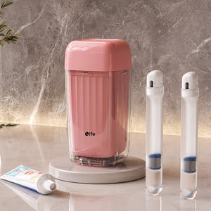 Portable Disposable Plastic <b>Travel</b> Toothbrush Storage Box and Wash Cup Household <b>Travel</b> <b>Mouthwash</b> Cup - Product Image 2