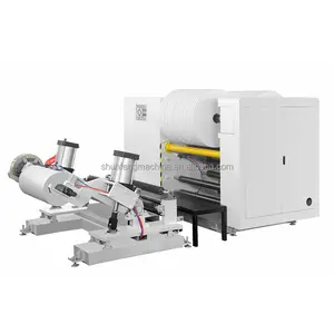 Multifunctionele Hoge Snelheid Verticale Automatische Slitter & Terugspoelen Machine Voor Plastic Film, Non Woven En Papier