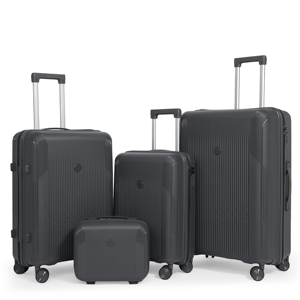 Juego <span class=keywords><strong>de</strong></span> Maletas <span class=keywords><strong>de</strong></span> Viaje Simple y Colorido <span class=keywords><strong>de</strong></span> 4 Piezas, Gran Capacidad, Peso Ligero, Carcasa Rígida <span class=keywords><strong>de</strong></span> PP, con Ruedas Giratorias <span class=keywords><strong>de</strong></span> 360 Grados - Product Image 4