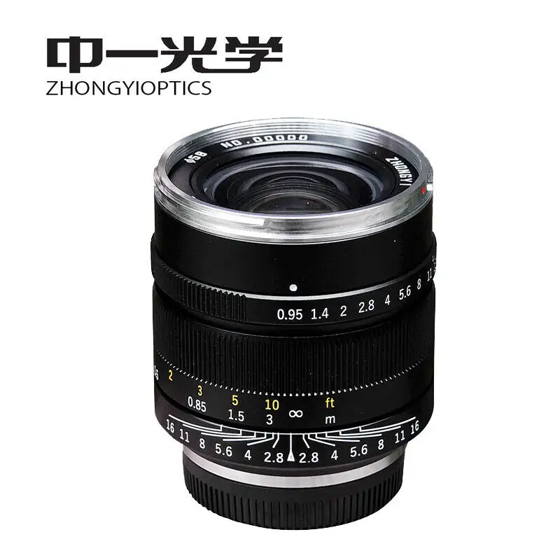 Объектив Zhongyi Mitakon Speedmaster 17 мм F0.95 MF для камеры M4/3 Micro Four Thirds MFT GH4 OMD EM1 BMPCC