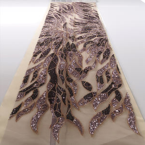 Supplier Kain Payet Bordir Harga Grosir, Kain Jaring Payet Custom, Kain Tulle Payet - Product Image 1