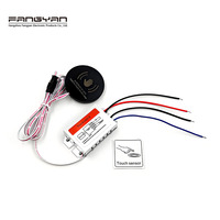 Sensor Interruptor de Alto Voltaje 110V 220V para Madera Luz LED Inteligente para Gabinete y Armario con Sensor Táctil Oculto de Movimiento Manual