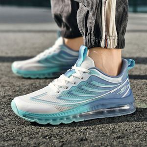 Chaussures de course pour hommes, idéales pour l'entraînement et le marathon, avec empeigne en mesh, semelle intermédiaire en EVA, antidérapantes, grandes tailles, doublure en coton, fermeture à enfiler. - Product Image 1