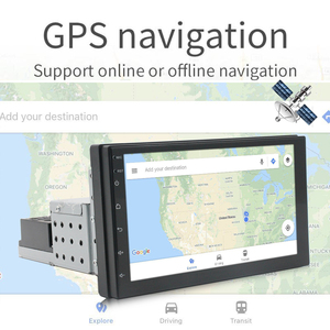 Autoradio carplay android simple 1 din 7 pouces FM/<span class=keywords><strong>RDS</strong></span>/USB/BT audio écran tactile voiture stéréo vidéo gps lecteur multimédia - Product Image 3