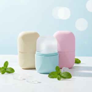 Rouleau de massage facial en silicone réutilisable, moule à glace pour le soin de la peau, bac à glaçons pour massage du visage, soulagement des gonflements - Product Image 2
