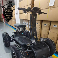 60V 60Ah | 96Ah en option |   Kart électrique tout-terrain pour adultes, puissance maximale 10000W, vitesse 31MPH, charge utile 300kg, pliable, ATV tout-terrain, E-Scooter