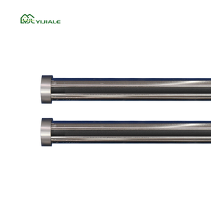 YIJIALE Set di Aste <span class=keywords><strong>per</strong></span> <span class=keywords><strong>Tende</strong></span> Romane Resistenti, Binari Telescopici Componibili, Moderne Aste Decorative Doppie <span class=keywords><strong>per</strong></span> Hotel - Product Image 1