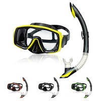 Ensemble de tuba sec, lunettes de plongée et tuba Anti-buée, équipement professionnel de masque de natation pour adultes