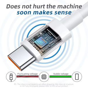 高品質工場直販 スマート急速充電ケーブル 66W 6A <span class=keywords><strong>USB</strong></span> Type-C パソコン、携帯電話、イヤホン対応 - Product Image 6