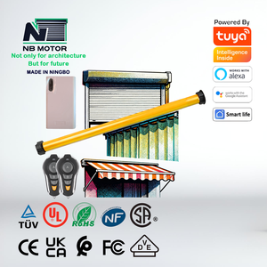 Motor NB silencioso a prueba de agua 45mm Motor tubular de alto par estándar Motor de persianas <span class=keywords><strong>enrollables</strong></span> <span class=keywords><strong>para</strong></span> toldo/cortina/persianas <span class=keywords><strong>enrollables</strong></span> - Product Image 1