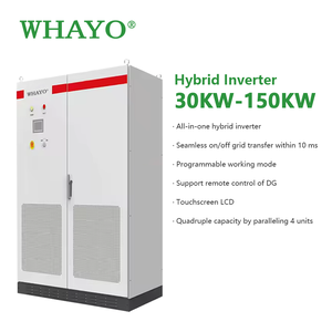 Système <span class=keywords><strong>solaire</strong></span> photovoltaïque complet Whayo 100KW 150KW, <span class=keywords><strong>kit</strong></span> complet 30KW 50KW 80KW, système de stockage de <span class=keywords><strong>batterie</strong></span> au <span class=keywords><strong>lithium</strong></span> LiFePO4 hors réseau hybride - Product Image 4