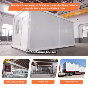 Casa contenedor de acero modular prefabricada de 20 pies de China, Villa pequeña de 2 dormitorios, inodoro portátil, cobertizo de jardín, almacenamiento para Canadá - Product Image 2