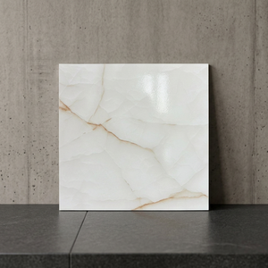 Carreaux de sol en céramique mate 3D sculptés en galets 40x40cm, en porcelaine numérique émaillée, antidérapants pour salle de bain et intérieur - Product Image 5