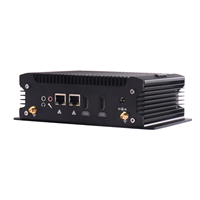 ITX Industrial Mini PC sin ventilador con Core I3 I5 I7 procesador RS232 2 * HD ML Linux nuevo enchufe de EE. UU. Y AU
