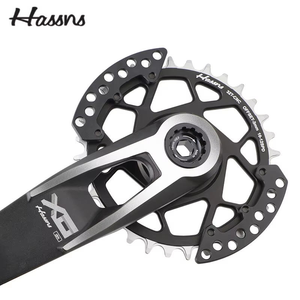 Plateau de pédalier HASSNS GXP pour VTT, 32/34 dents, avec pignon de vélo et <span class=keywords><strong>manivelle</strong></span>, monoplateau 0/3 degré - Product Image 5