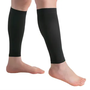 महिलाओं और पुरुषों के लिए 15-20mmHg काफ़ संपीड़न आस्तीन, शिन स्प्लिंट वैरिकाज़ नसों की सूजन के लिए पैर रहित संपीड़न मोज़े
