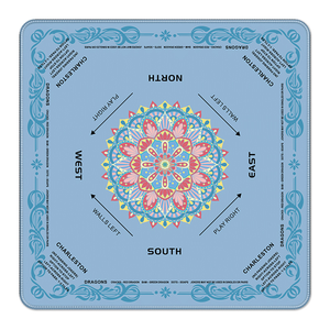 Hand-Painted Modern Non-slip Noise Reduction <b>Mahjong</b> Mat Non-Slip <b>Mahjong</b> Flannel <b>Table</b> Mat for Gambling <b>Table</b> - Product Image 2